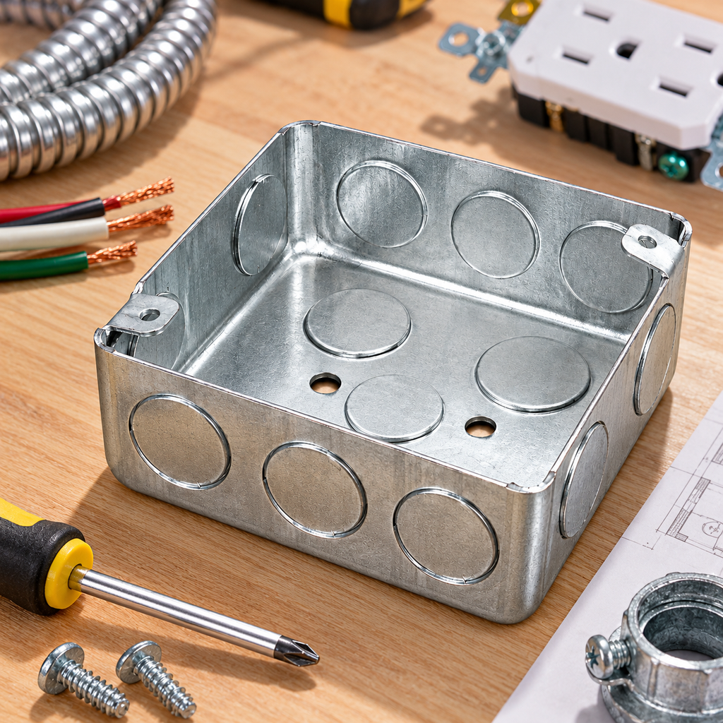 Caja eléctrica metálica