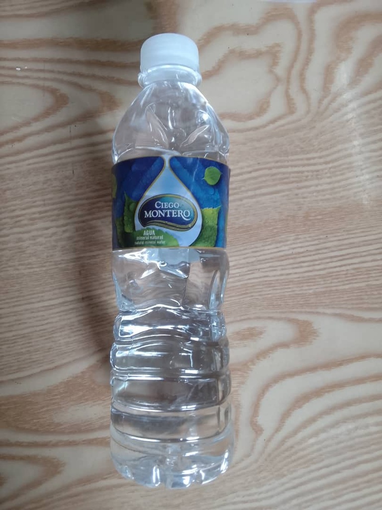 Agua natural Ciego Montero (pomo de 500 ml)