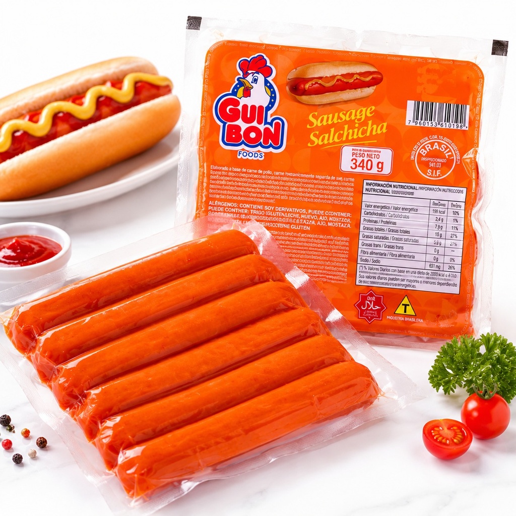 Salchichas 340 g (10 Unidades)