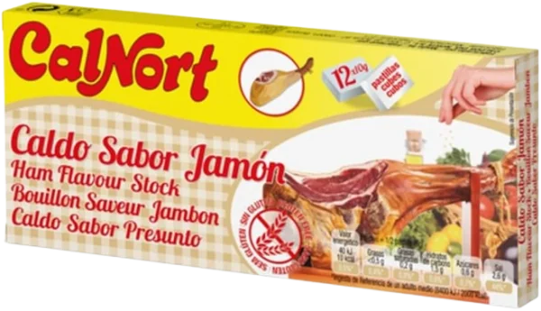 Caldo de Jamon pastilla 10 g Calnort