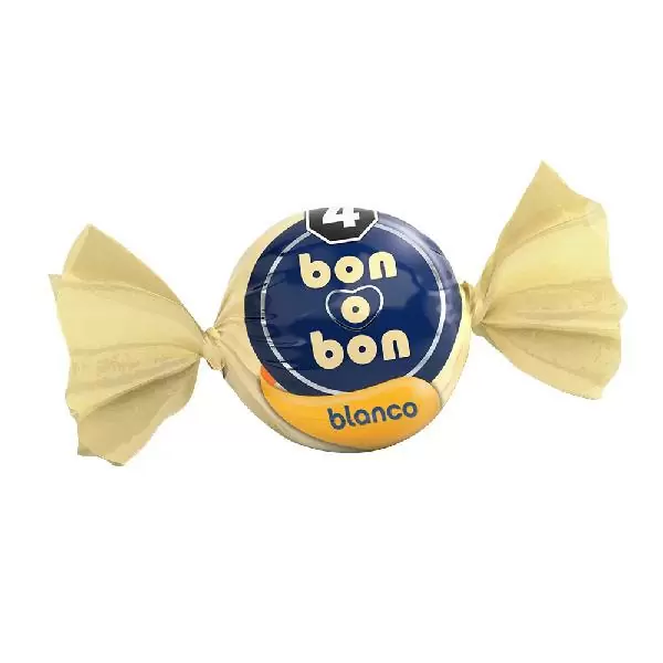 Bombon de Chocolate Blanco con Crema de Mani 15g