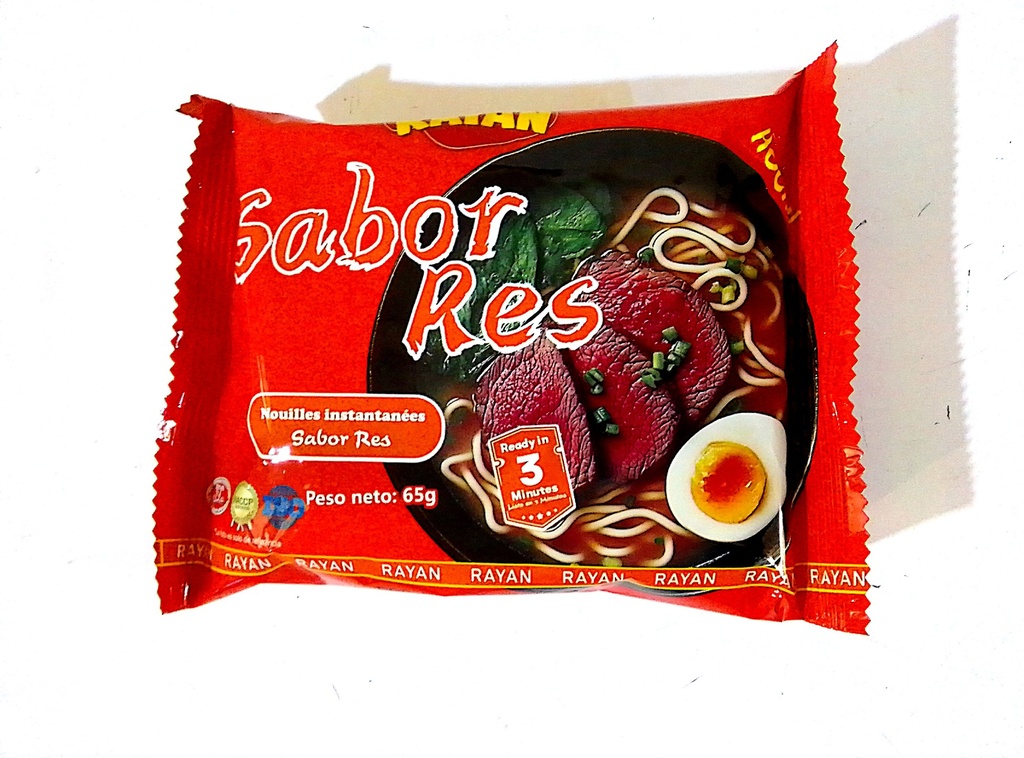 Sopa de Fideos Sabor Res "TB FOOD