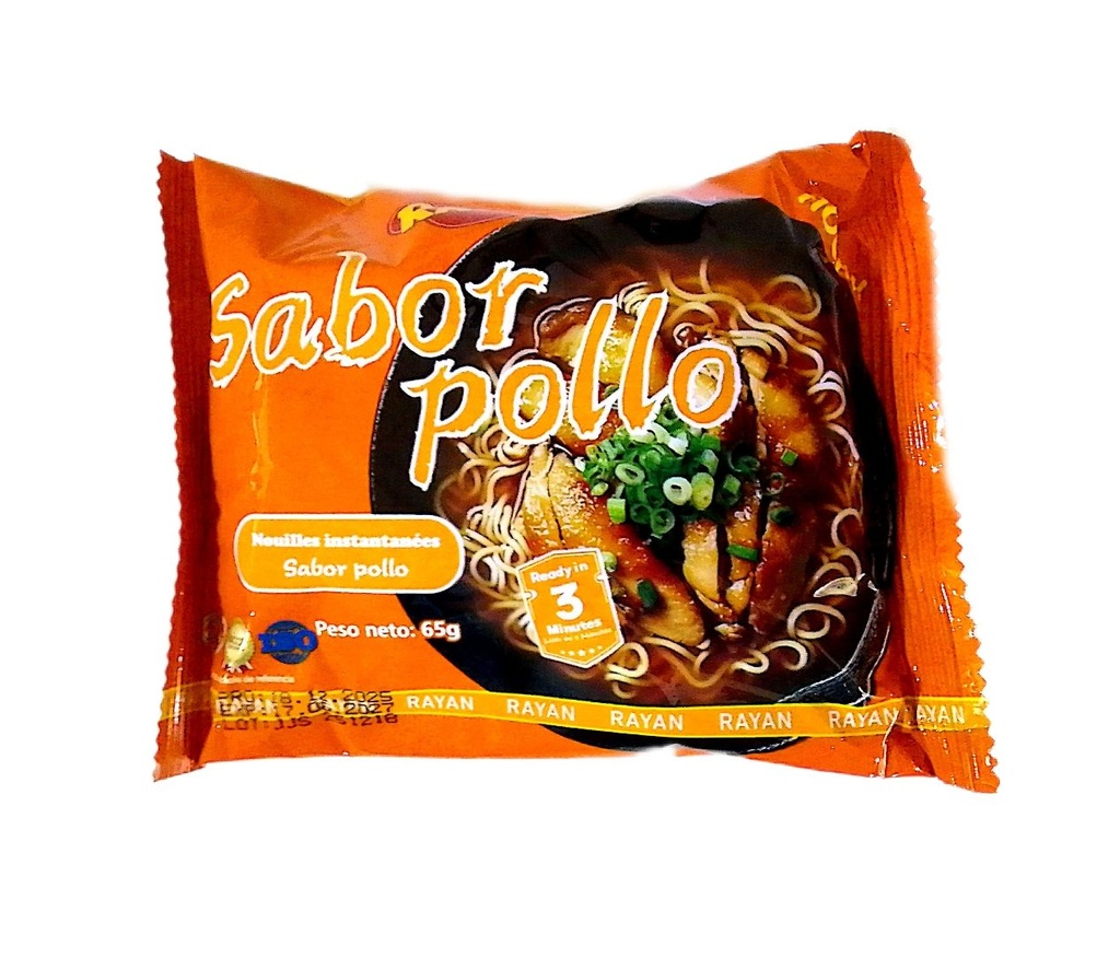 Sopa de Fideos Sabor Pollo "Rayan"