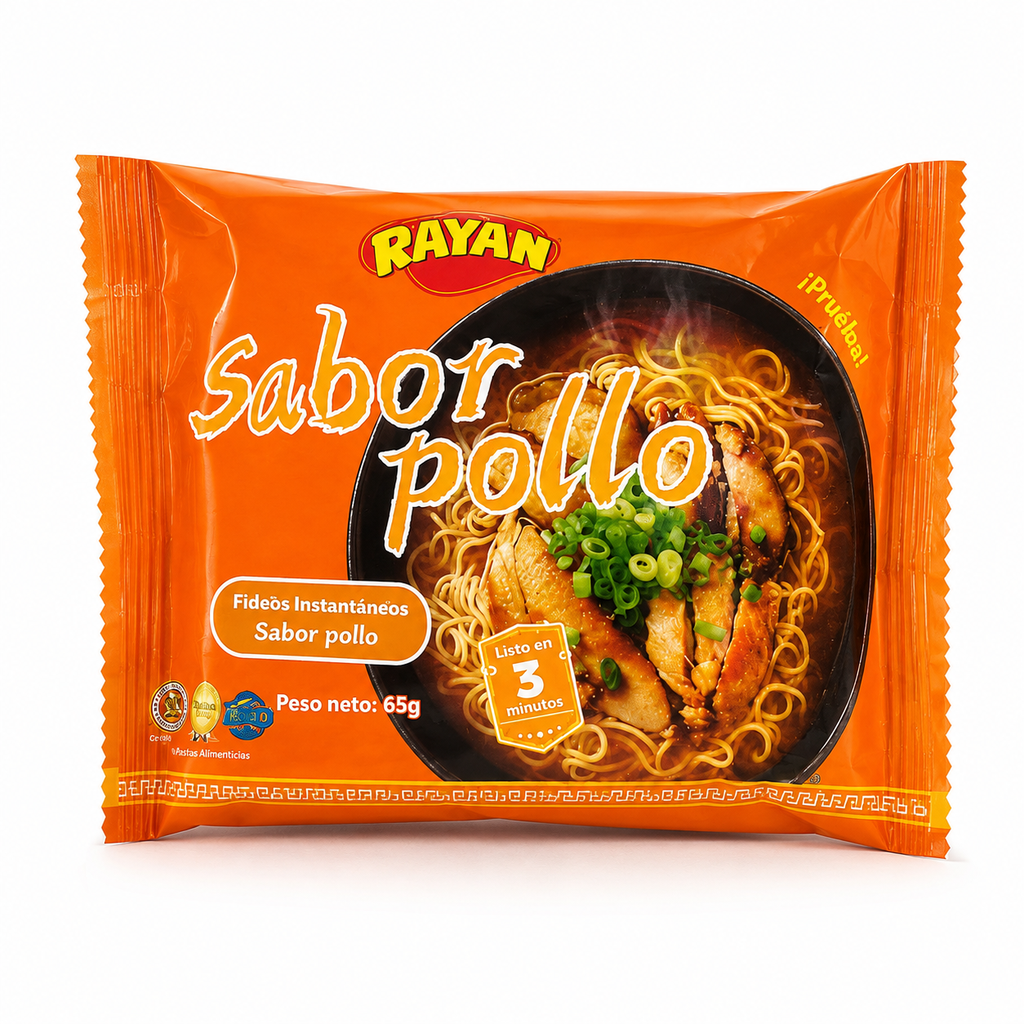 Sopa de Fideos Sabor Pollo "TB FOOD