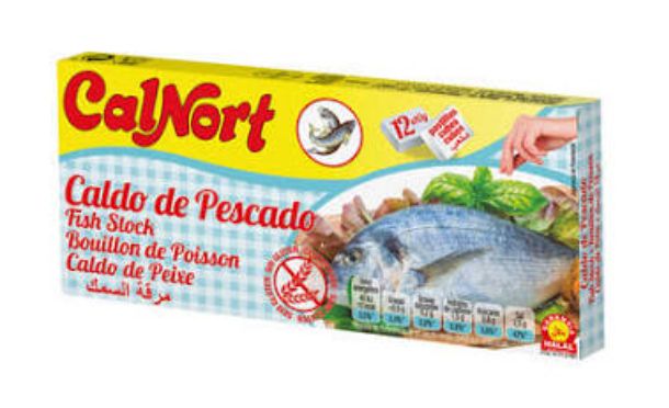 Caldo de Pescado Pastilla 10g Calnort