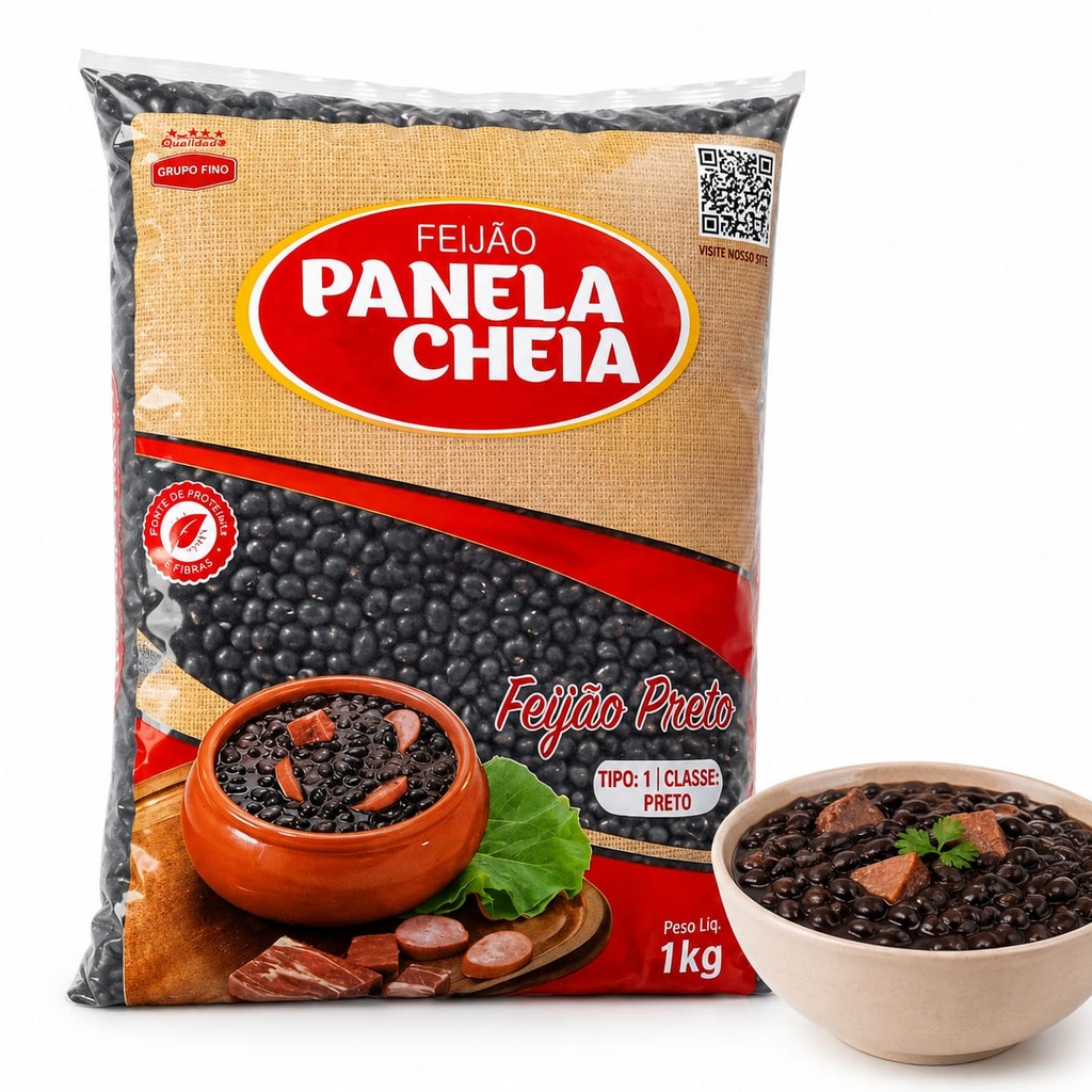 Frijol Negro Panela tipo 1 1kg