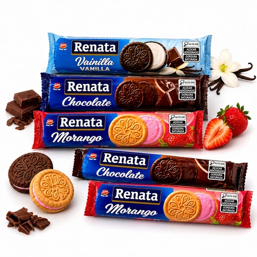 Galletas con Crema de Vainilla 112 g Renata