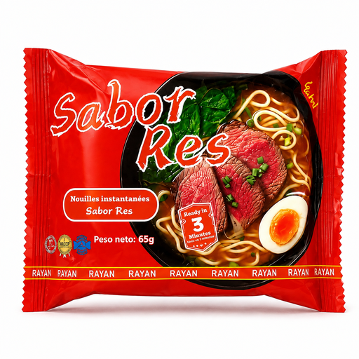 Sopa de Fideos Sabor Carne de Res "Rayan"