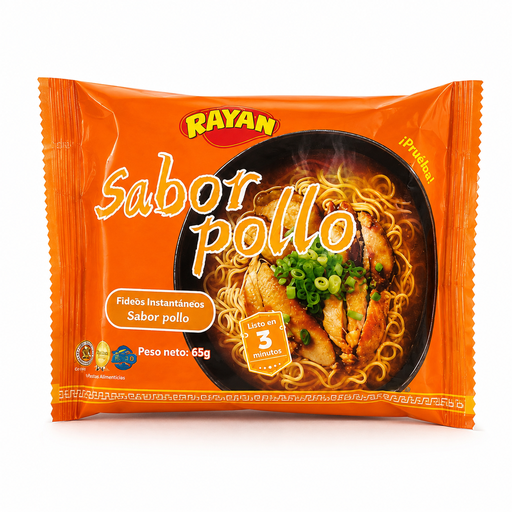 Sopa de Fideos Sabor Pollo "Rayan"