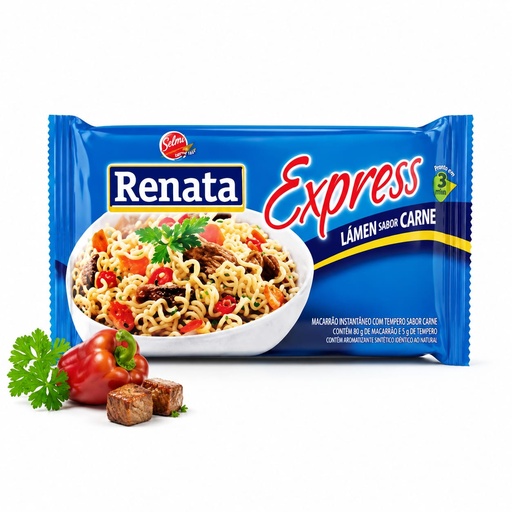 Fideos Instantaneos (Noodles) sabor a Carne 85g Renata