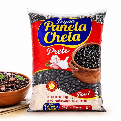 Frijol Negro Panela tipo 1 1kg